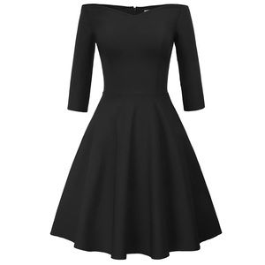 GRACE KARIN Off Shoulder Cocktail Party Dress